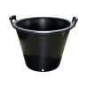 Pot SERB noir 90 L avec poignées – Ø60 × H48 cm