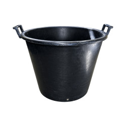 Pot SERB noir 110 L avec poignées – Ø65 × H51 cm