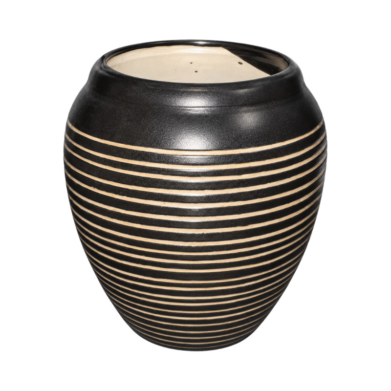 Pot céramique noir – 0,2 L