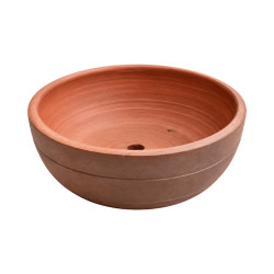 Pot Bonsai Rond Terre Cuite M 34x12cm