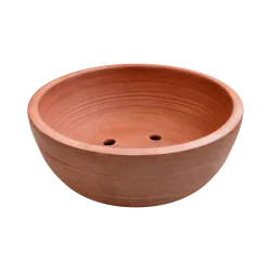 Pot Bonsai Rond Terre Cuite L 43x15cm