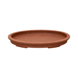 Soucoupe ovale en terre cuite – 19,5 cm