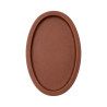 Soucoupe ovale en terre cuite – 19,5 cm