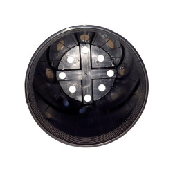 Pot rond noir 2L 14,3cm