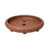 Pot bonsaï rond en terre cuite – Ø15 cm