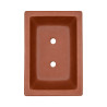 Pot bonsaï rectangulaire en terre cuite – 15,2 × 12,4 cm