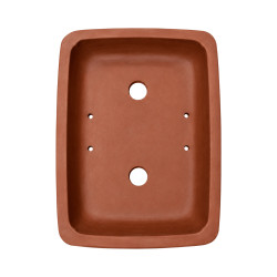 Pot bonsaï rectangulaire en terre cuite – 20 × 15,8 cm