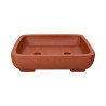 Pot bonsaï rectangulaire en terre cuite – 17 × 13,5 cm
