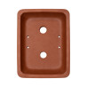 Pot bonsaï rectangulaire en terre cuite – 17 × 13,5 cm
