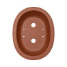 Pot bonsaï ovale en terre cuite – 19,5 × 16 cm