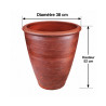 Pot Haut Terre Cuite Naturelle D38xH52cm