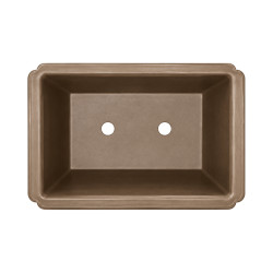 Pot bonsaï rectangulaire marron 0,25 L – 12 × 8,6 cm