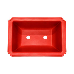 Pot bonsaï rectangulaire terracotta 0,5 L – 15 × 10,5 cm