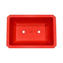 Pot bonsaï rectangulaire terracotta 2 L – 24,5 × 17,5 cm