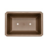 Pot bonsaï rectangulaire marron 2 L – 24,5 × 17,5 cm