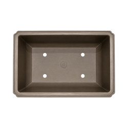 Pot bonsaï rectangulaire marron 3,8 L – 29 × 20,5 cm