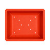 Pot bonsaï rectangulaire rouge 19,5 L – 49,8 × 41,9 cm