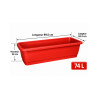 Jardinière Rectangulaire Terracotta 74L