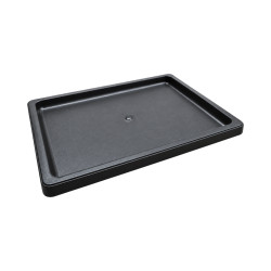 Sous-plat rectangulaire noir – 27,5 × 19,5 cm