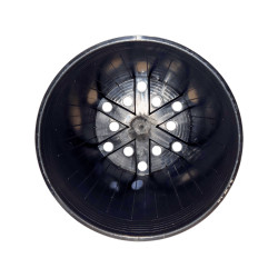 Pot rond noir 5L 20cm