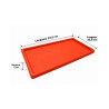 Sous-plat rectangulaire terracotta – 33,5 × 23,5 cm
