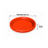 Sous-plat rond terracotta – Ø 9,5 cm