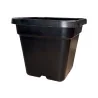 Pot carré noir 10 L