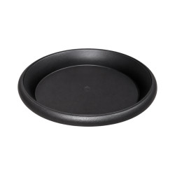 Sous-plat rond noir – Ø 13,5 cm