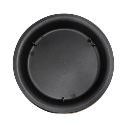 Sous-plat rond noir – Ø 15 cm