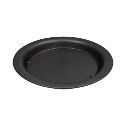 Sous-plat rond noir – Ø 21 cm