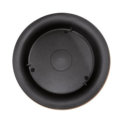 Sous-plat rond noir – Ø 21 cm