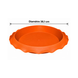 Sous-plat rond terracotta – Ø 38,1 cm