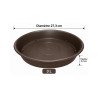 Sous-plat rond marron 3 L – Ø 27,3 cm