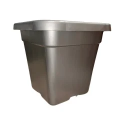 Pot carré charcoal 15 L