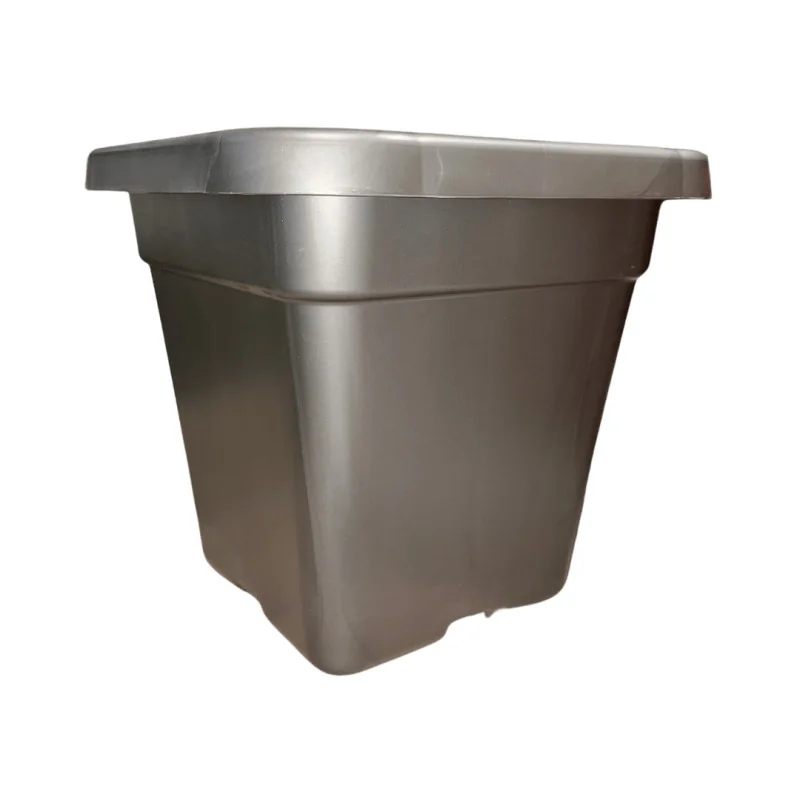 Pot carré charcoal 15 L