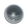 Pot rond gris 38L 48,5cm