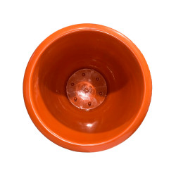 Pot rond marron 38L 48,5cm