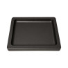 Soucoupe Rectangulaire Noire 16,5cm