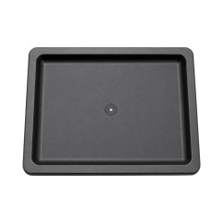 Sous-plat rectangulaire noir – 21,5 × 15,5 cm