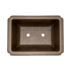 Pot bonsaï rectangulaire café 0,3L
