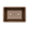 Pot Bonsaï rectangulaire café 2L