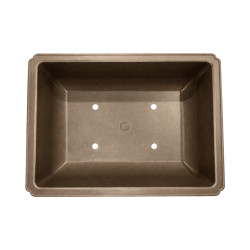 Pot rectangulaire bonsaï café 7L