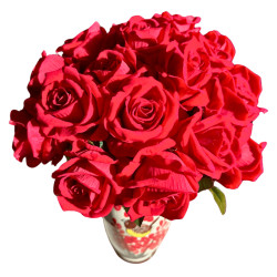 G2 Rose arti en tige (rouge)