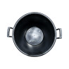 Pot SERB noir 90 L avec poignées – Ø60 × H48 cm