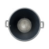 Pot SERB noir 130 L avec poignées – Ø70 × H51 cm