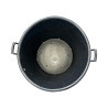 Pot SERB noir 160 L avec poignées – Ø80 × H51 cm