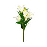 Bouquet lys artificiel blanc 7 fleurs