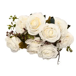 P15 Rose Bqt Blanc
