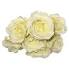 P09 Bqt 7 Roses Blanc 