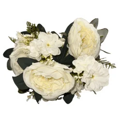 K2 2024 Bqt Grosse Pivoine Blanc